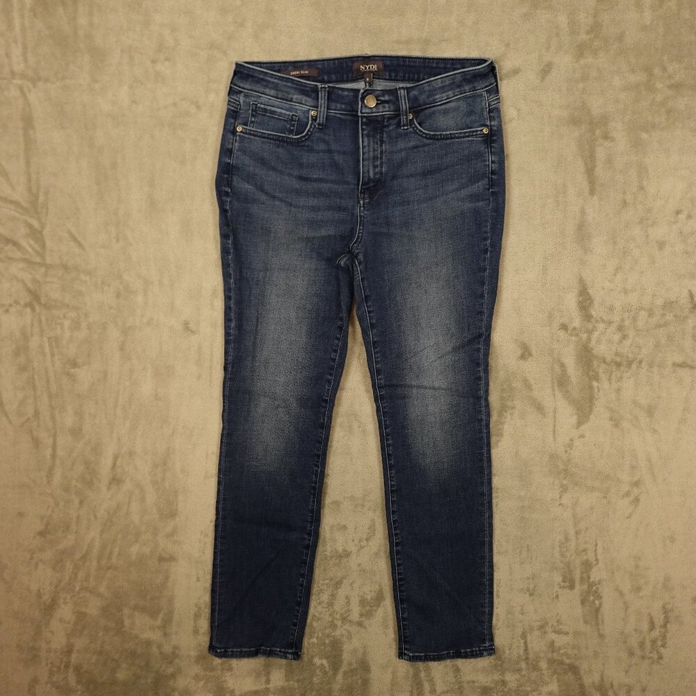 NYDJ Jeans Sheri Slim Women's Size 6 Bluewell Wash